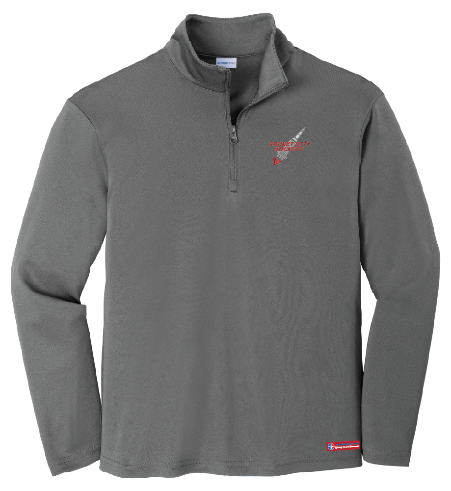 NWBA Officially Licensed - Rocket City Rockets - Youth Performance 1/4 ZIP
