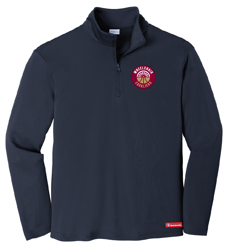 NWBA Officially Licensed - Cleveland Wheelchair Cavaliers - Youth Performance 1/4 ZIP
