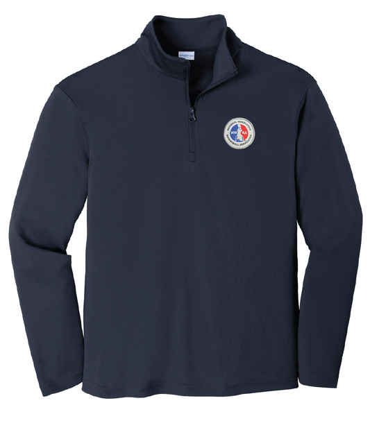 NWBA Officially Licensed - Woven Applique NWBA Logo Youth Performance 1/4 Zip