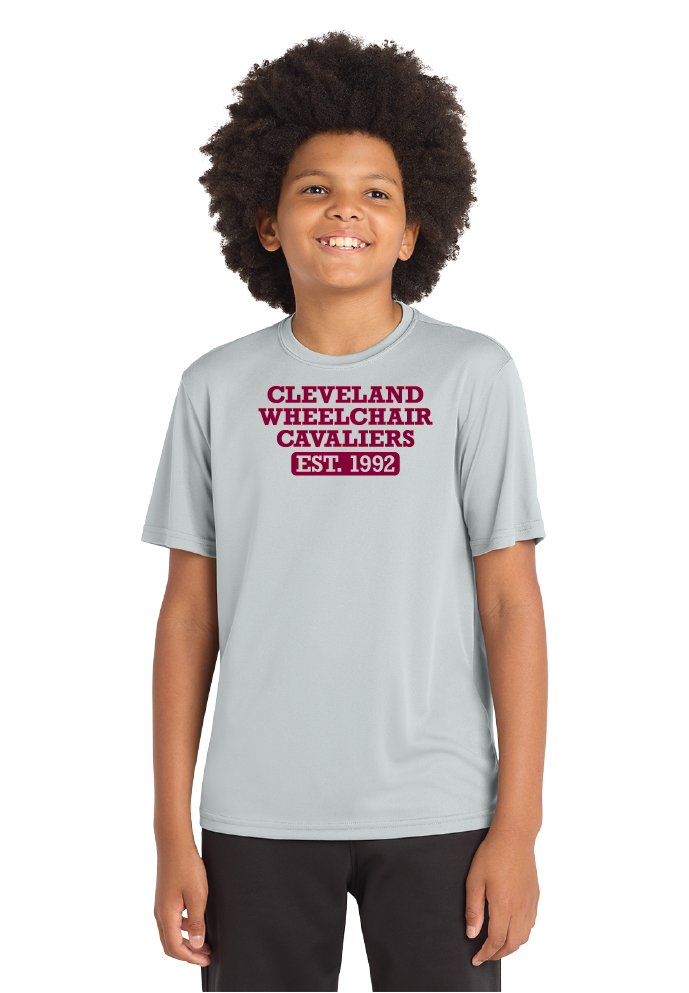 NWBA Officially Licensed - Cleveland Wheelchair Cavaliers - Youth - T-Shirt - Performance