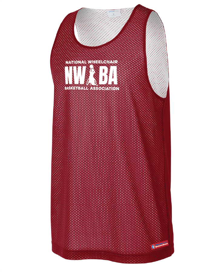 NWBA Officially Licensed - 3-Bar Reversible Mesh Tank