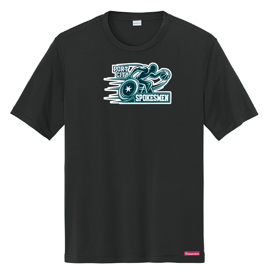 NWBA Officially Licensed - Port City Spokesmen - Men's - T-Shirt - Performance