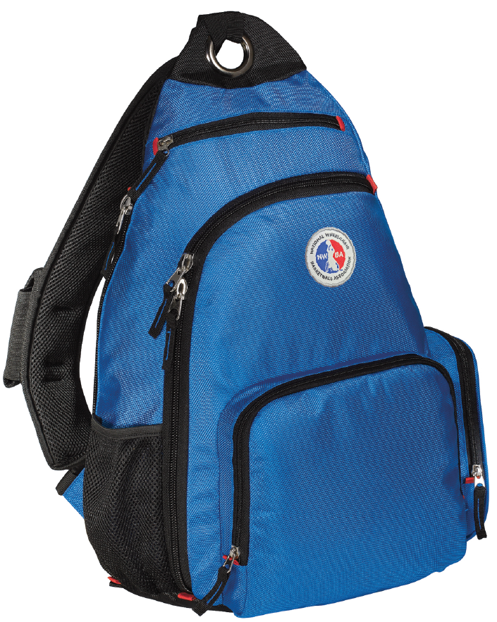 NWBA Officially Licensed - Woven Applique Sling Style Backpack